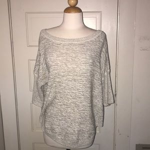 Lightly used white/grey sweater